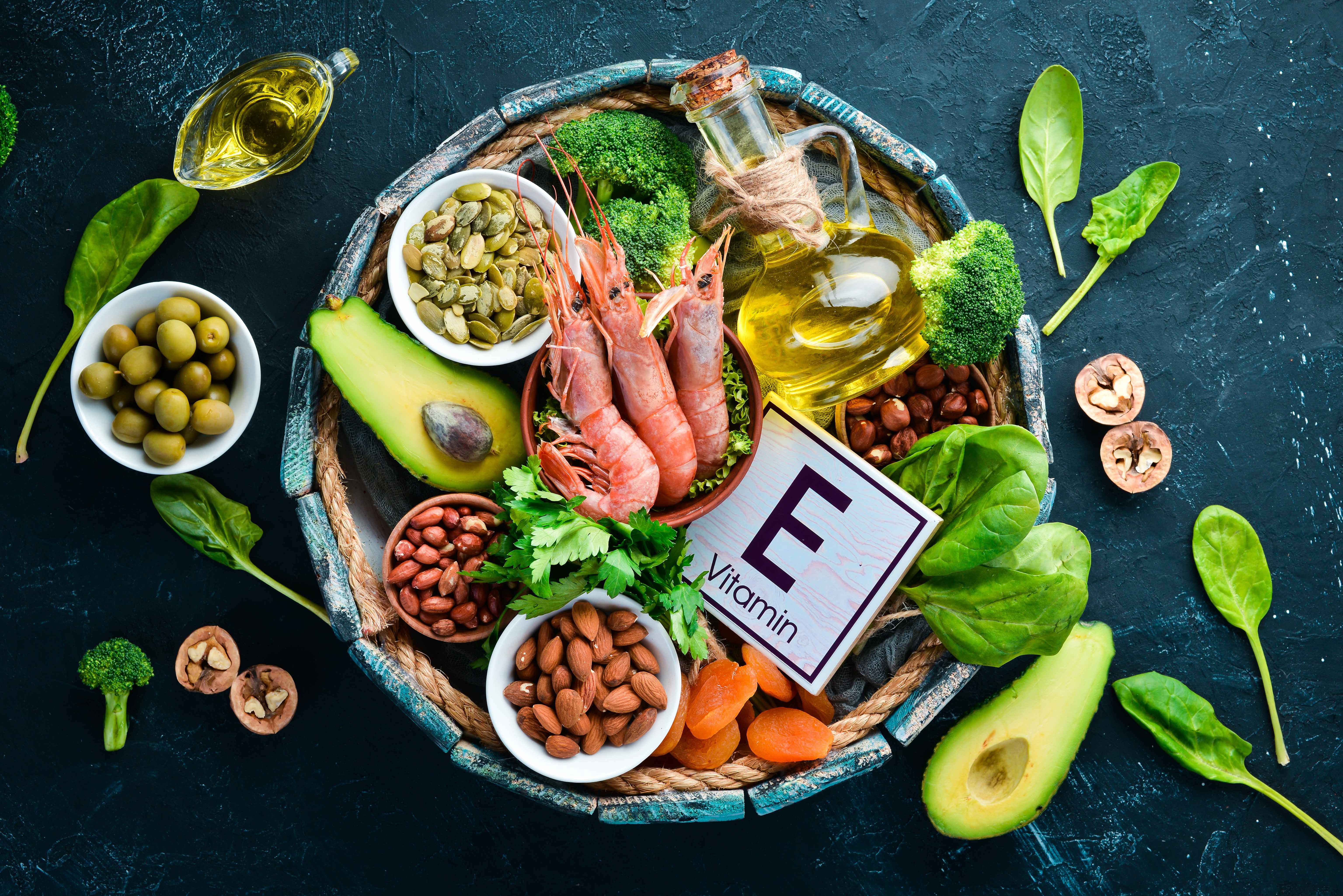 Продукты, богатые витамином Е